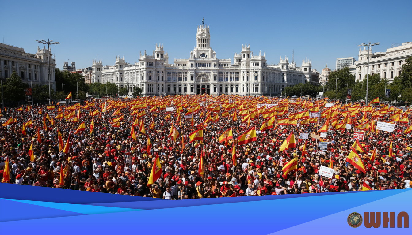 Antigovernment Protests Rock Spain