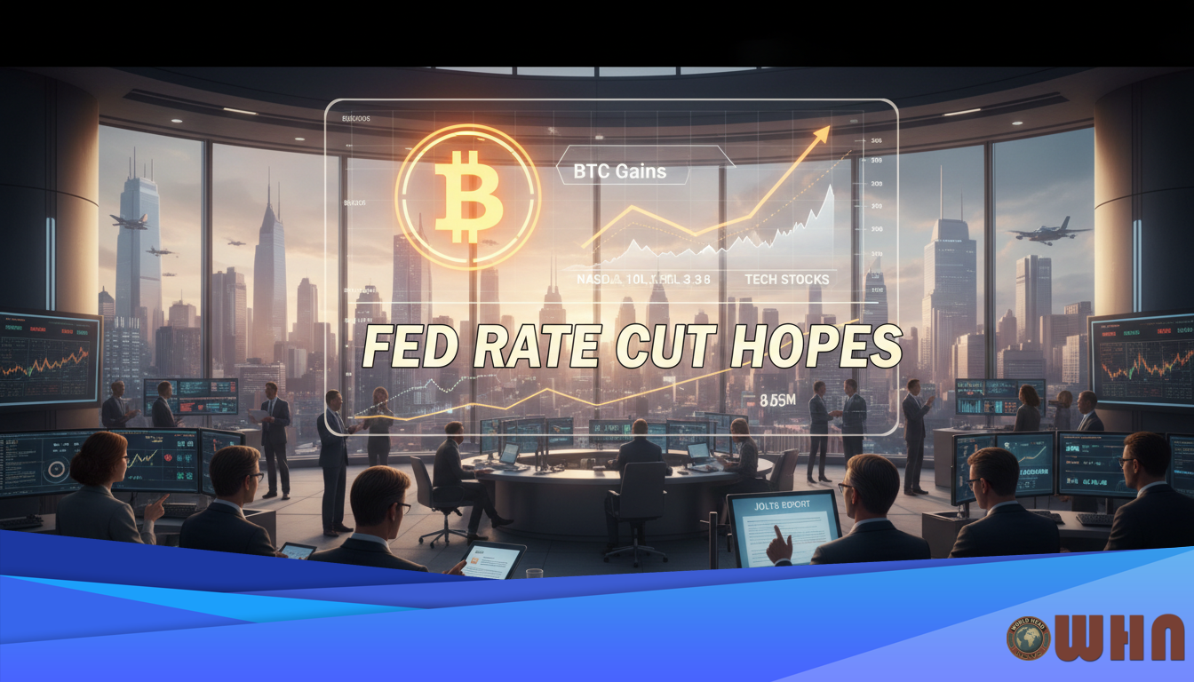 BTC Gains With Tech Stocks On Fed Rate Cut Hopes