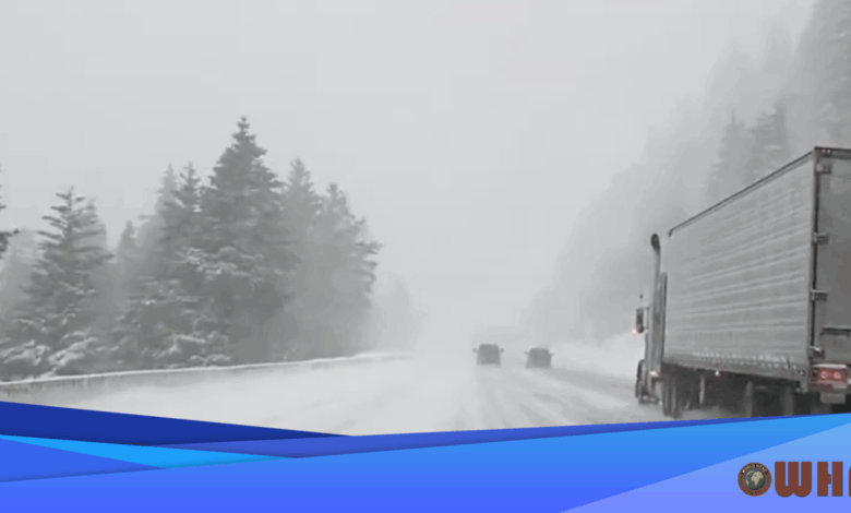 Snow Hits Cascade Passes And East Slopes Overnight