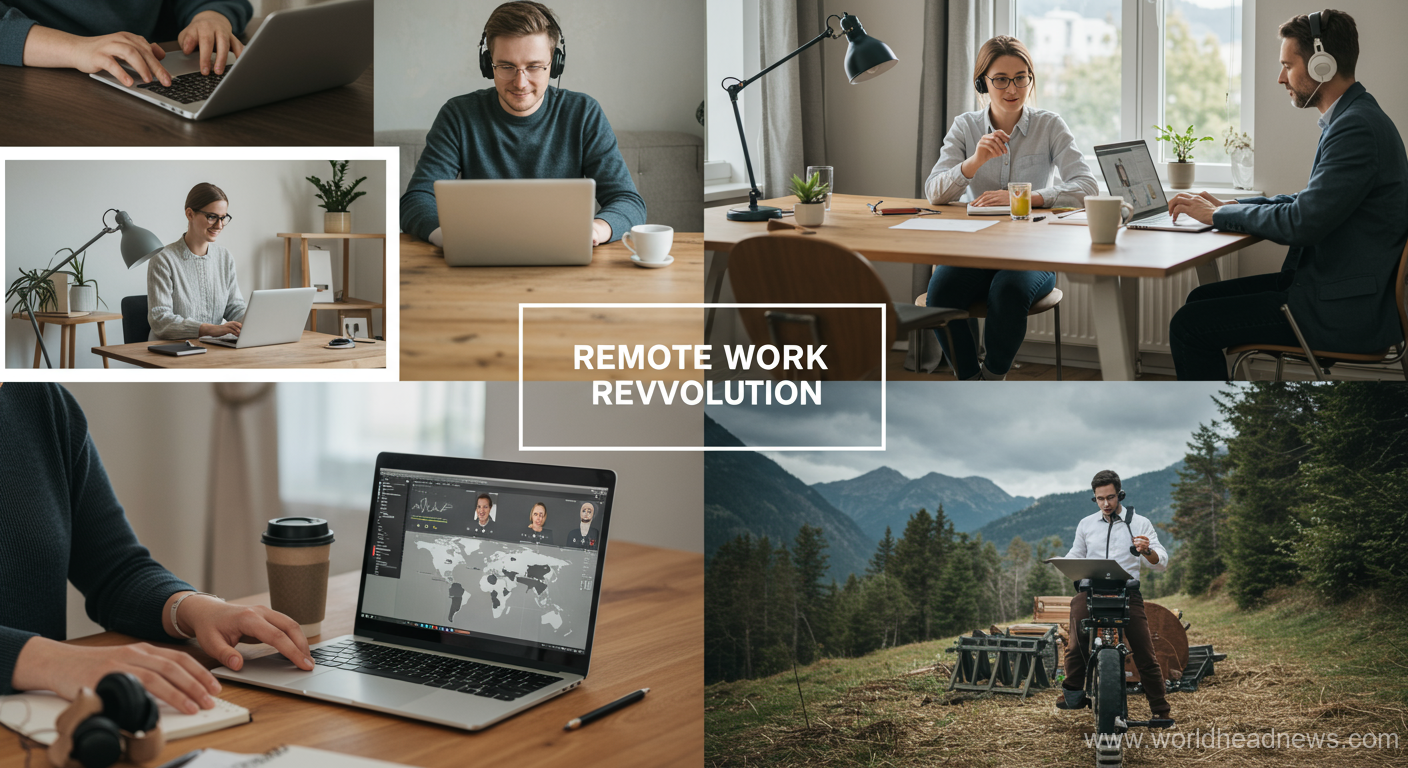 Remote work future - determine keywords from one of the rss titles https://rss.feedspot.com/folder/5hnNtGYi5Q==/rss/rsscombiner - Remote Work Revolution Shaping the Future of Employment - remote work future - World Head News
